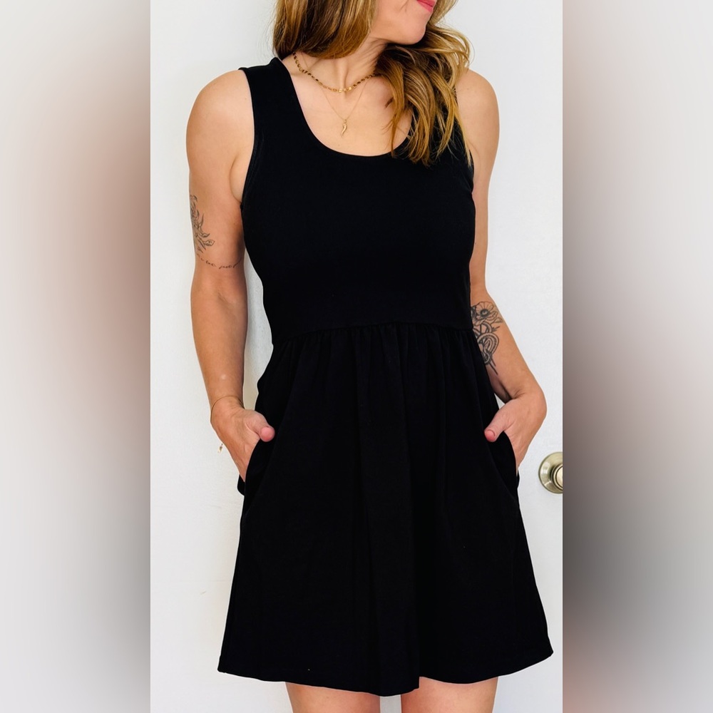 Cynthia Rowley Black Sleeveless Mini Dress